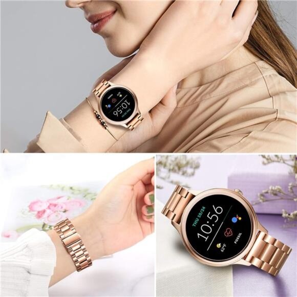 Band Sets for Venu 3S (41mm) Women Smart Watch, Solid Stainless Steel main image 1